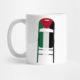 Palestine Folding Chair To Brutal Israel Occupation - Front Mug